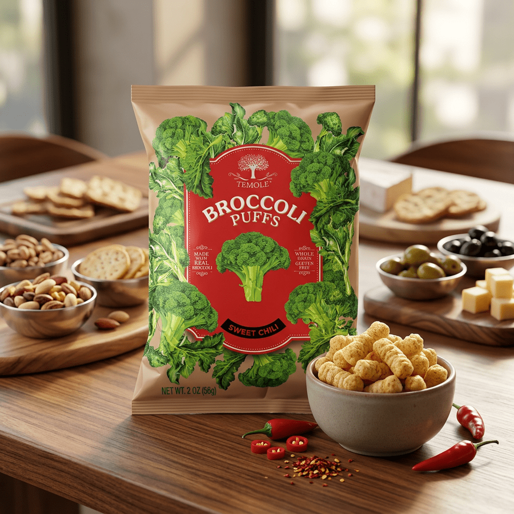 Temole Brocolli Puffs Sweet Chili