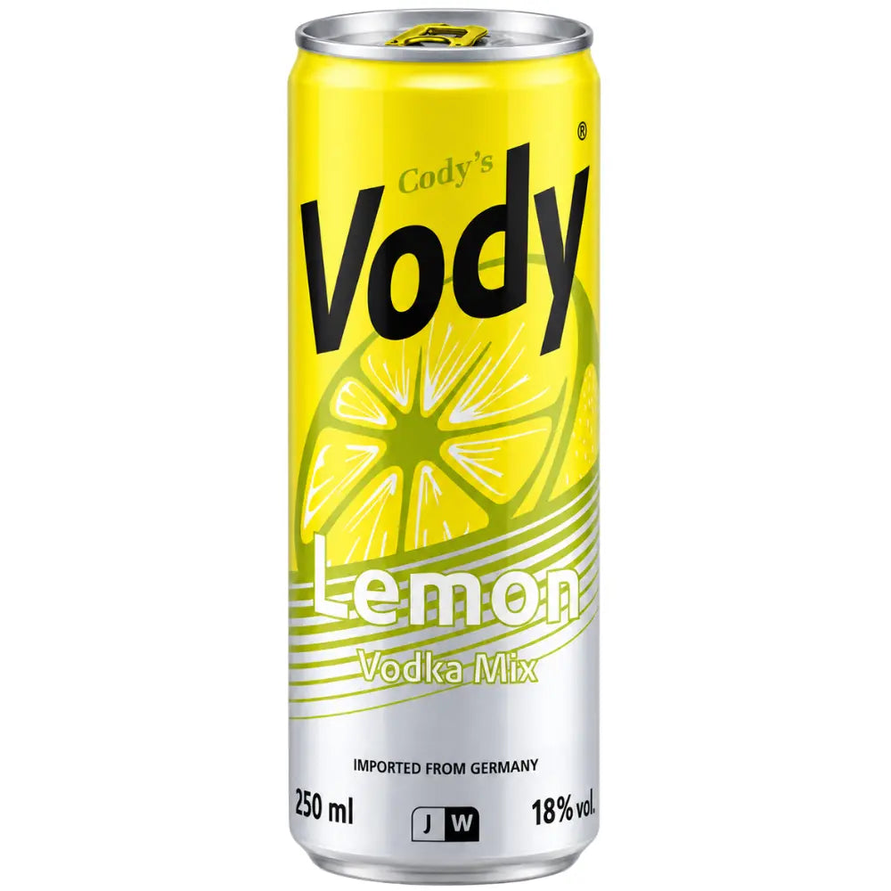 Vody Vodka Mix Lemon 18% canette saveur citron 250 ml