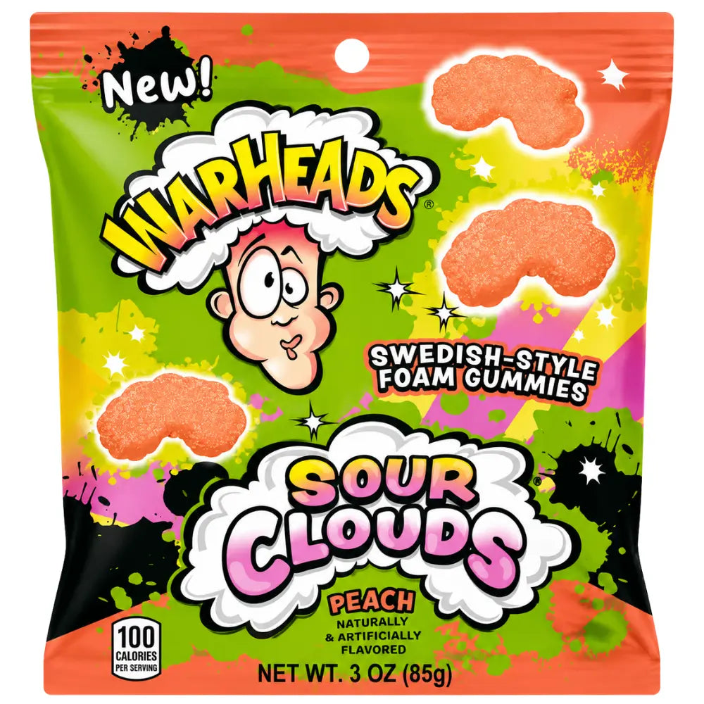 Warheads Sour Clouds Peach