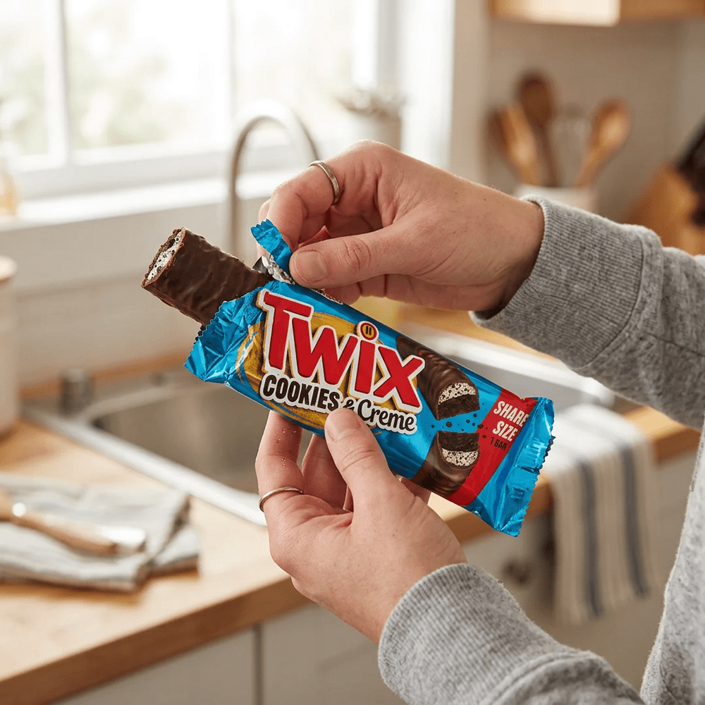 Twix Cookies and Cream Share Size