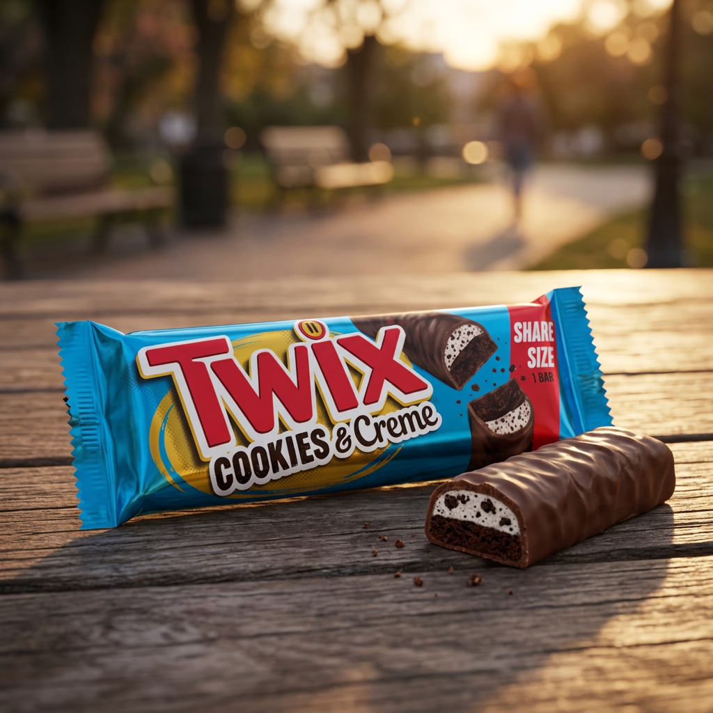 Twix Cookies and Cream Share Size