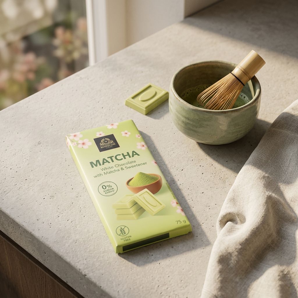 Bardollini Matcha White Chocolate Bar