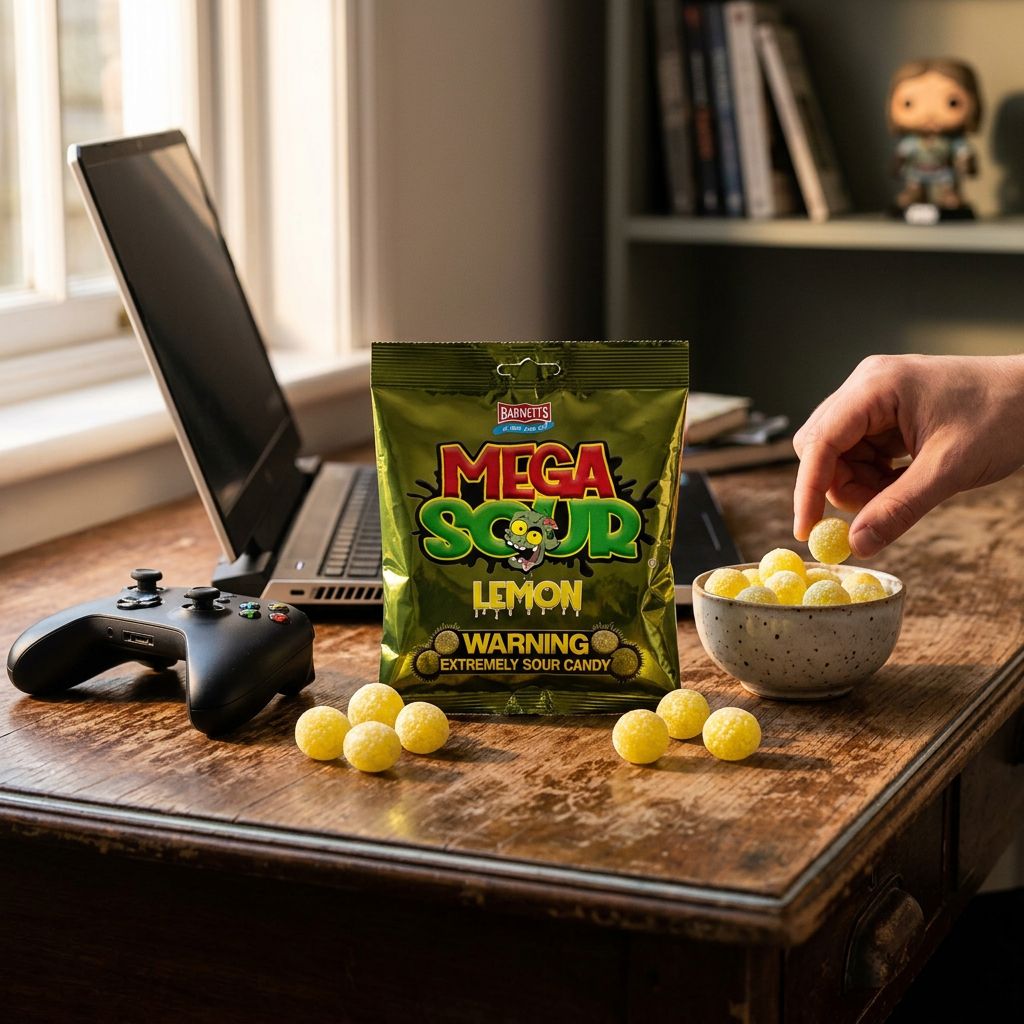 Barnetts Mega Sour Lemon