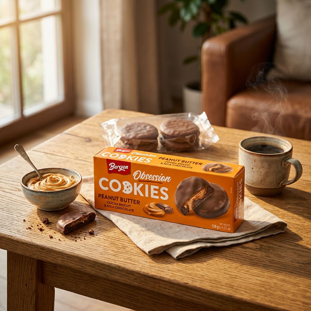 Bergen Obsession Peanut Butter Cocoa Cookies