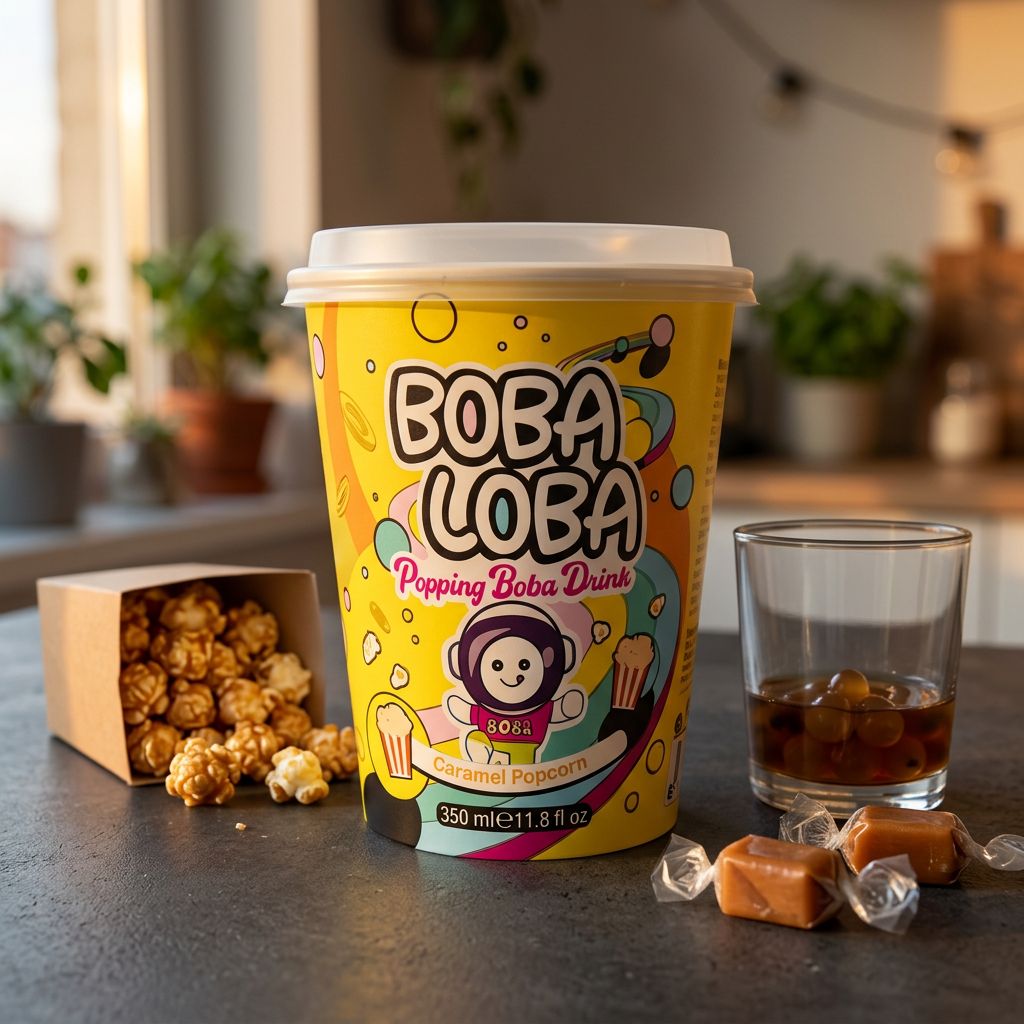 Boba Loba Caramel & Popcorn