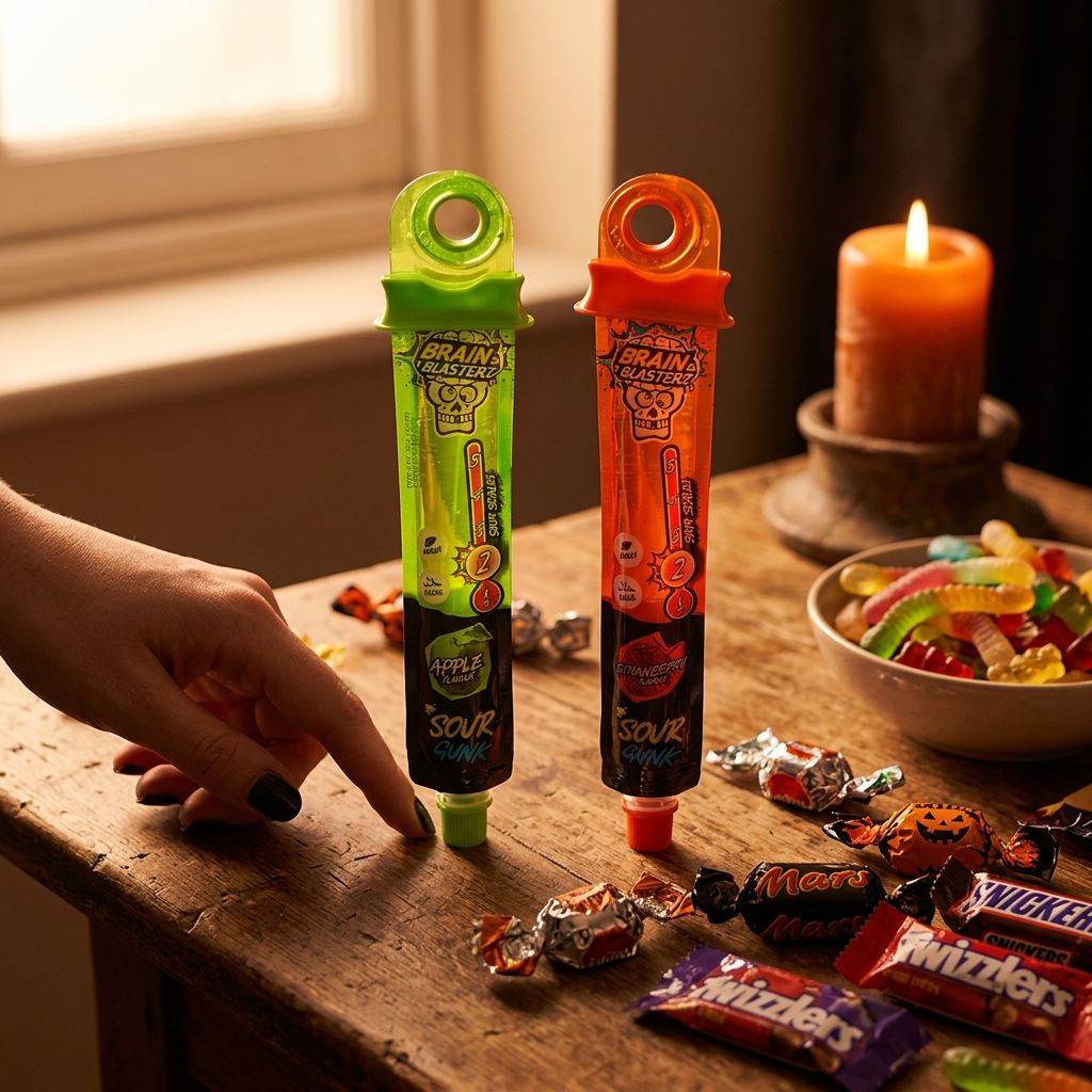 Brain Blasterz Sour Brain Gunk, gel bonbon ultra-acide format gluant, importé, disponible sur My American Shop