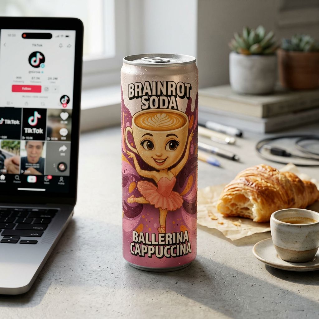 Brainrot Soda Ballerina Cappucina