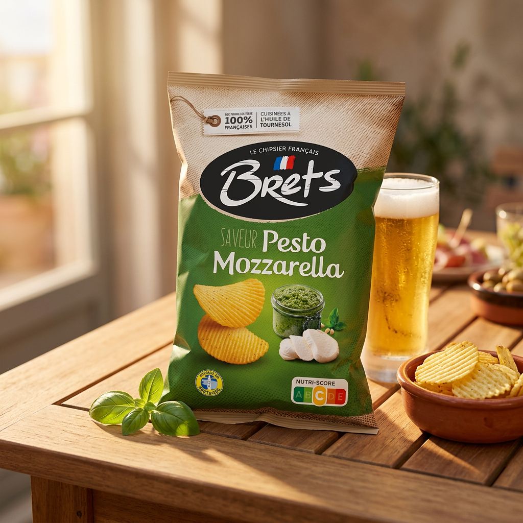 Brets Flavour Pesto Mozzarella
