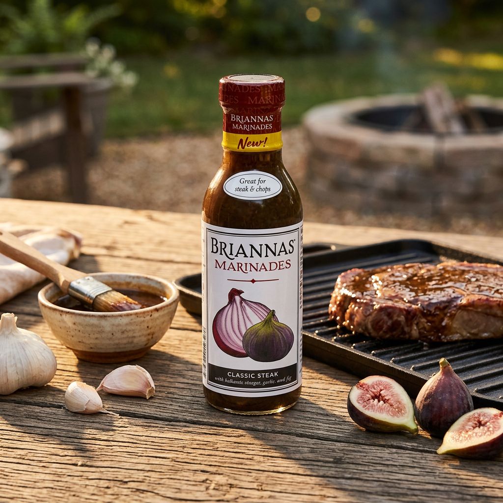 Marinade Brianna's Classic Steak balsamique figue ail, importée USA, disponible sur My American Shop
