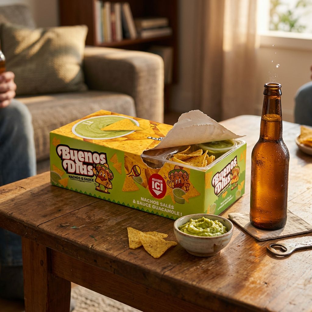 Buenos Dias Nachos Salés & Sauce Guacamole