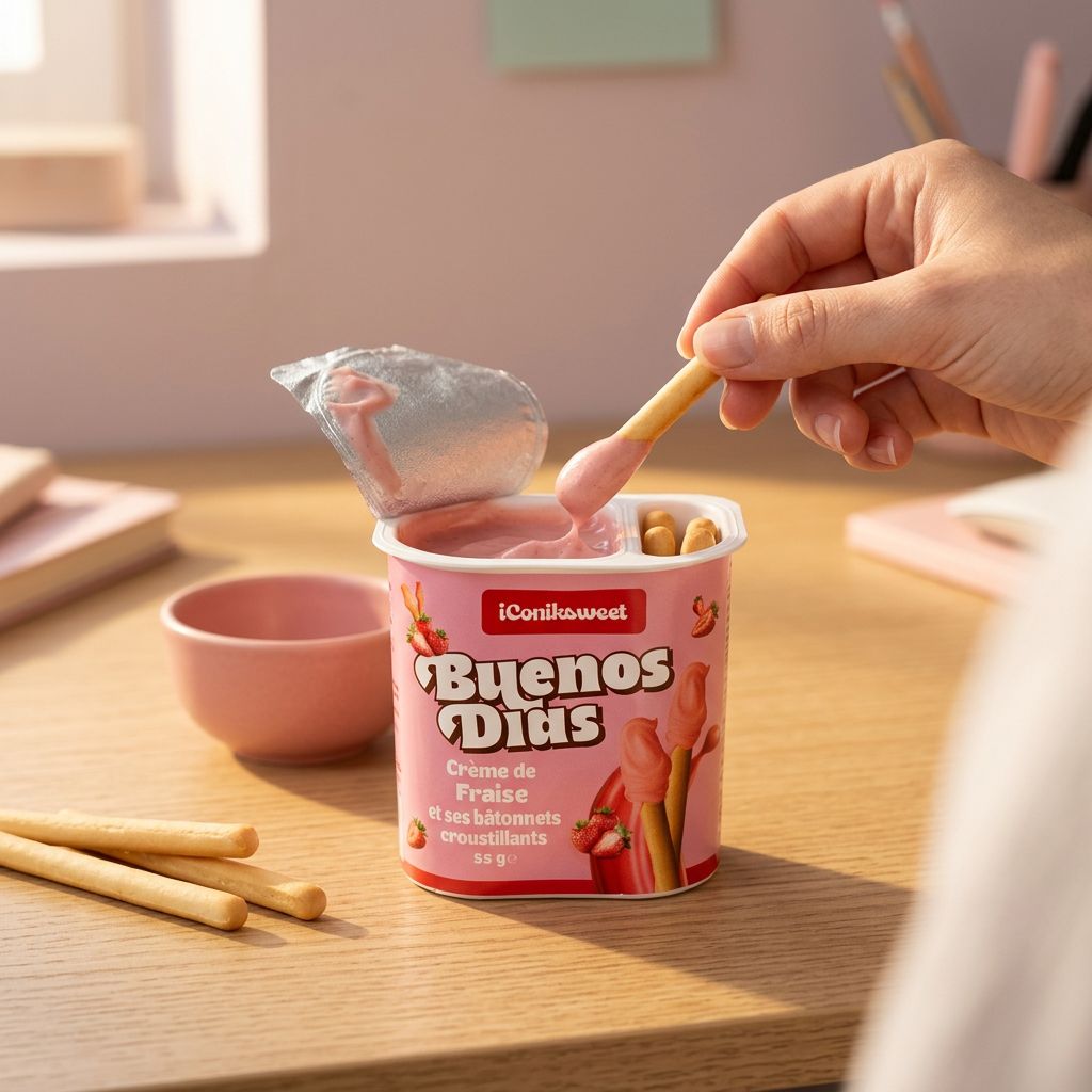Buenos Dias Strawberry Cream Sticks