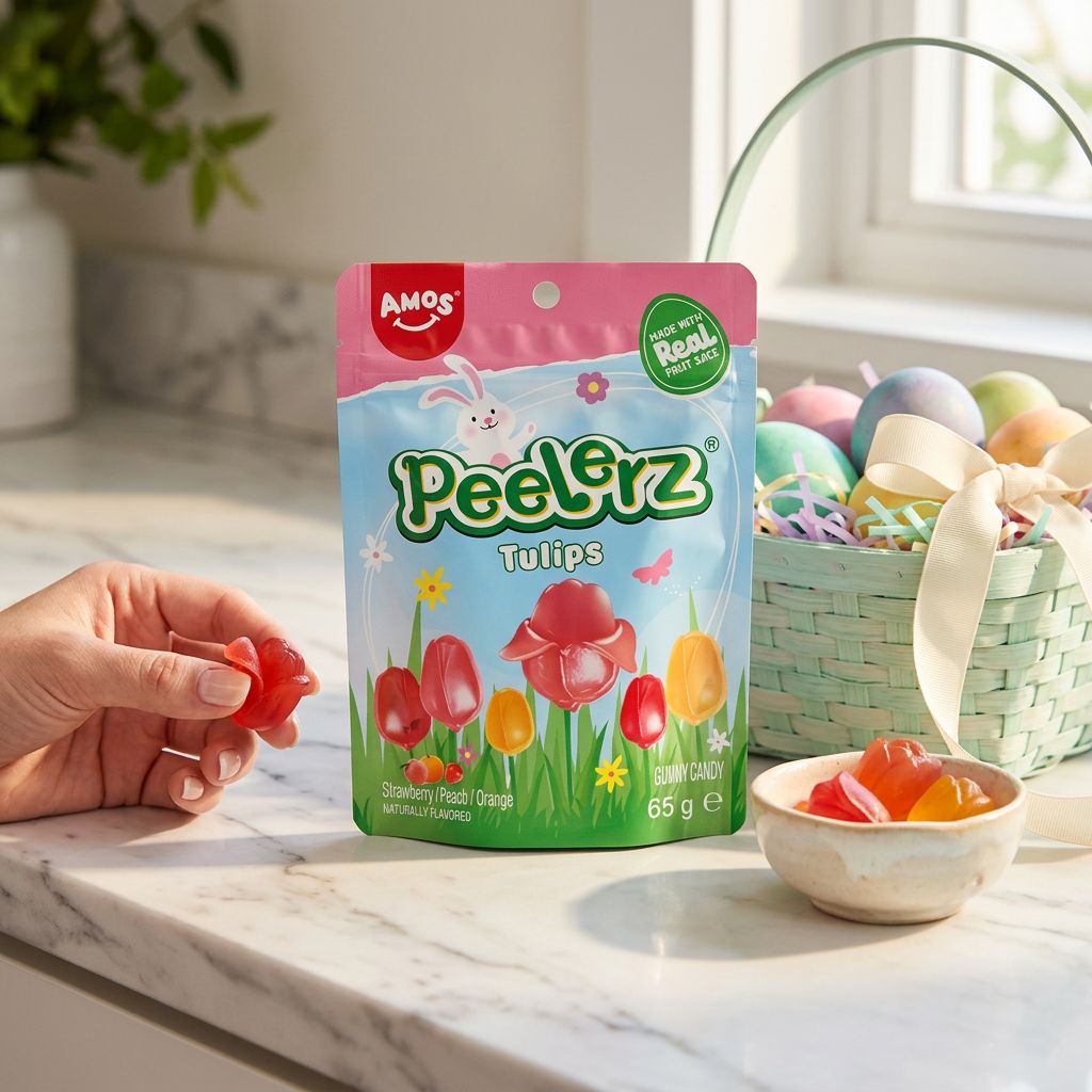 Candy Amos Peelerz Gummy Tulips Easter