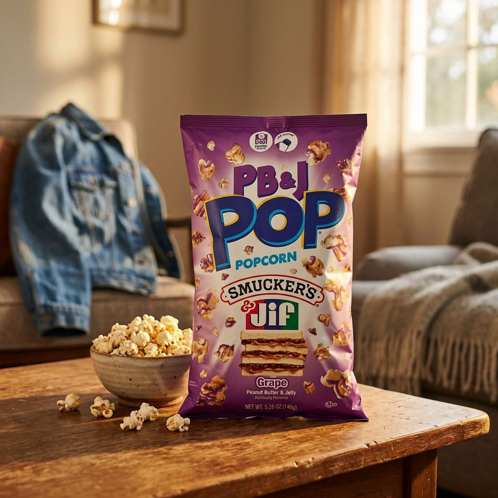 Candy Pop Popcorn Peanut Butter & Jelly Grape