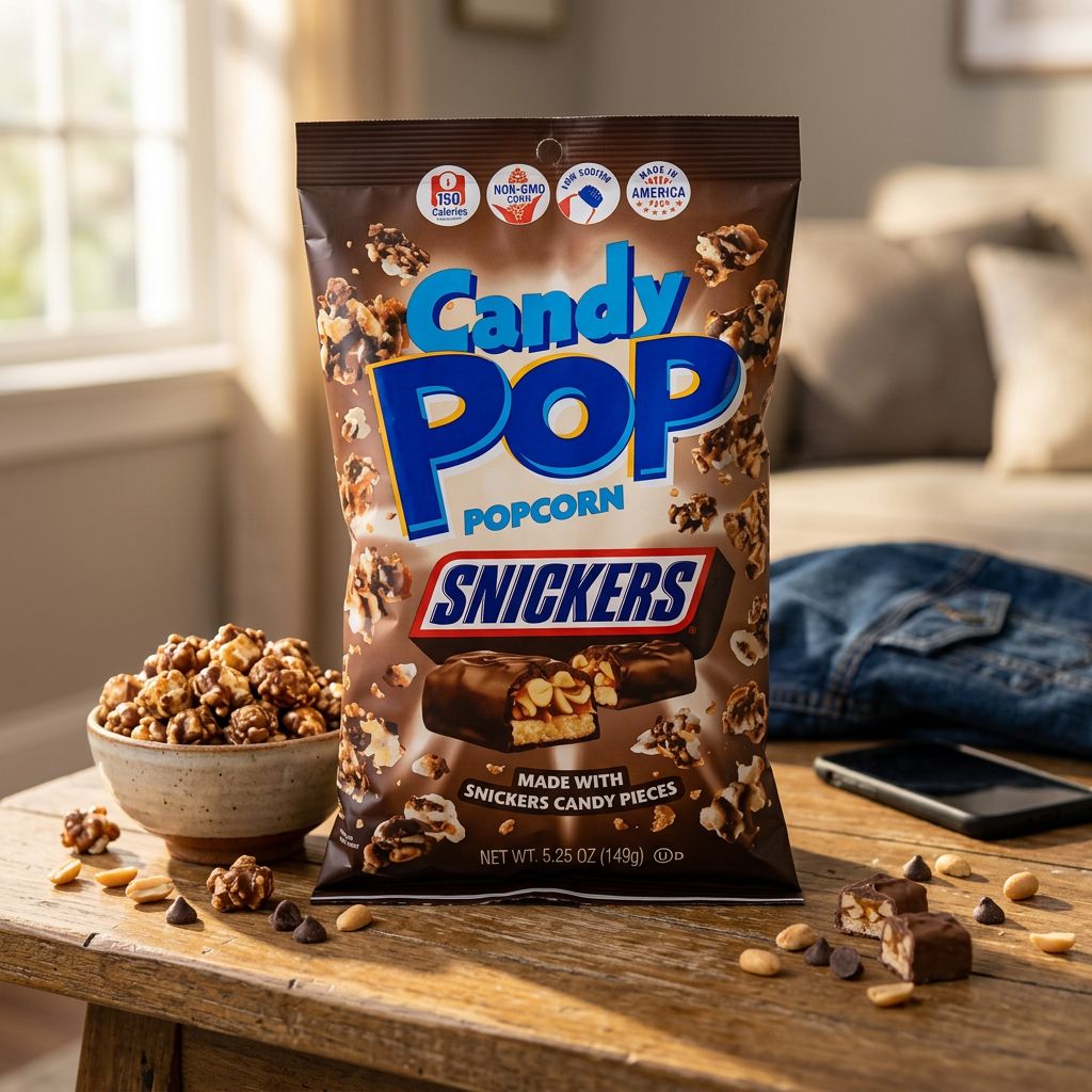 Candy Pop Popcorn Snickers