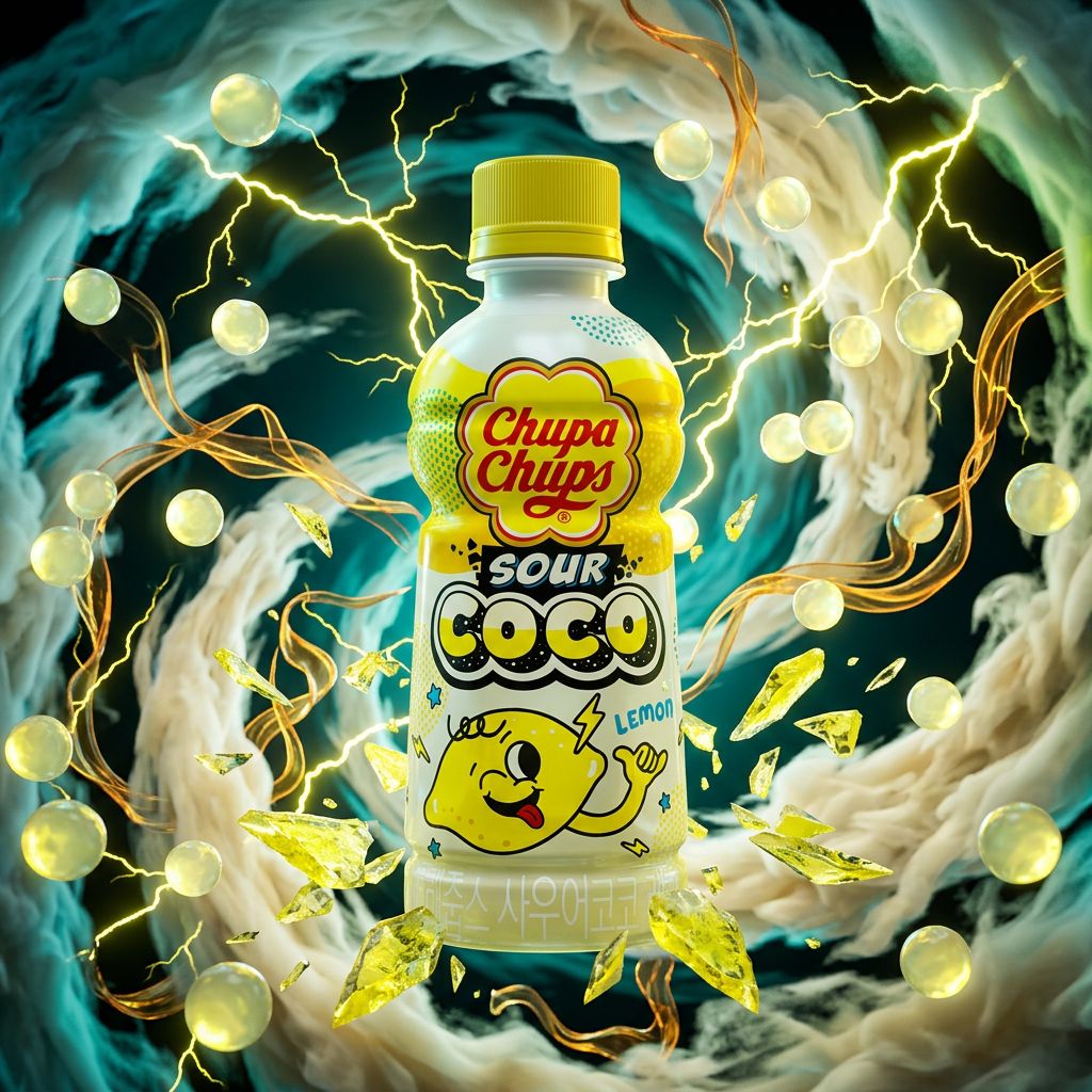Chupa Chups Sour Coco Lemon