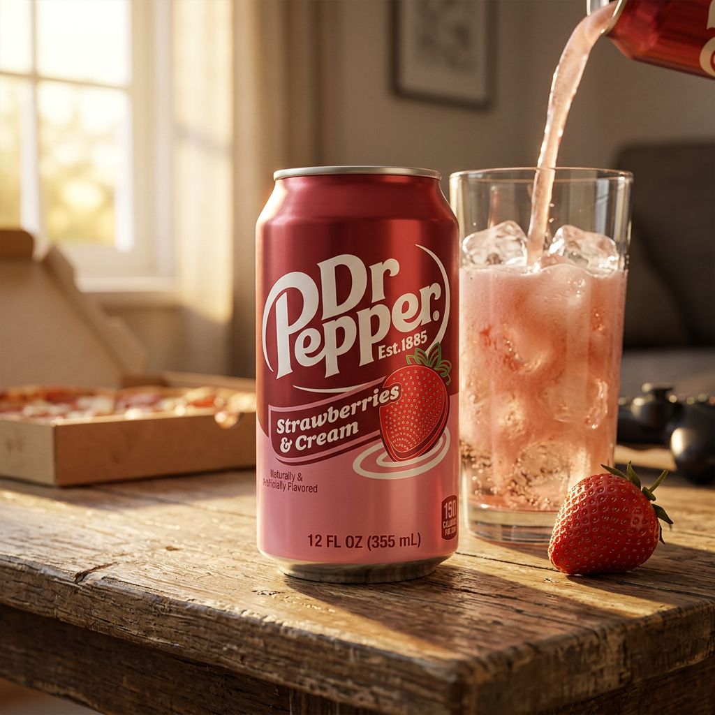 Dr Pepper Strawberries & Cream