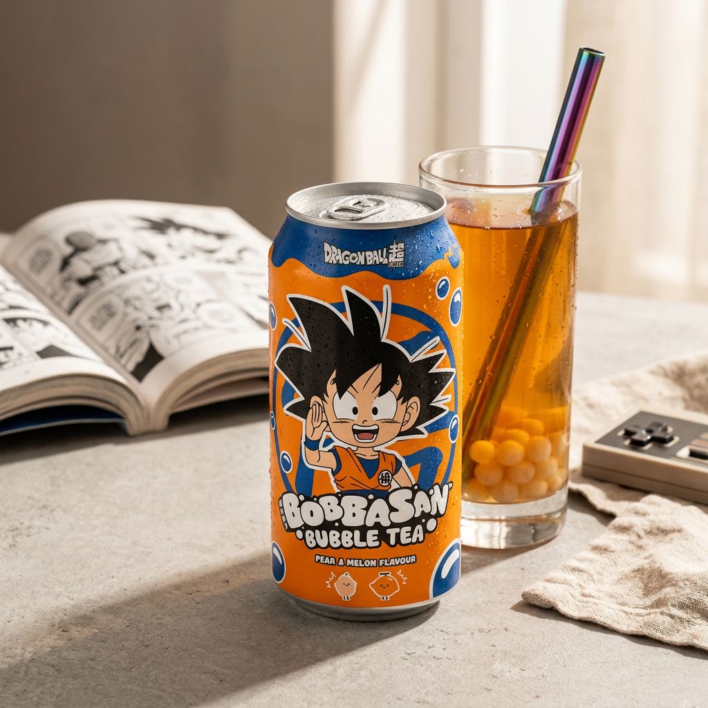 Dragon Ball S Goku Bubble Tea Pear Melon