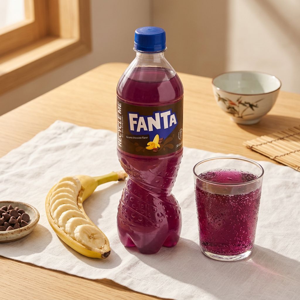 Fanta Bottle China Banana Chocolate