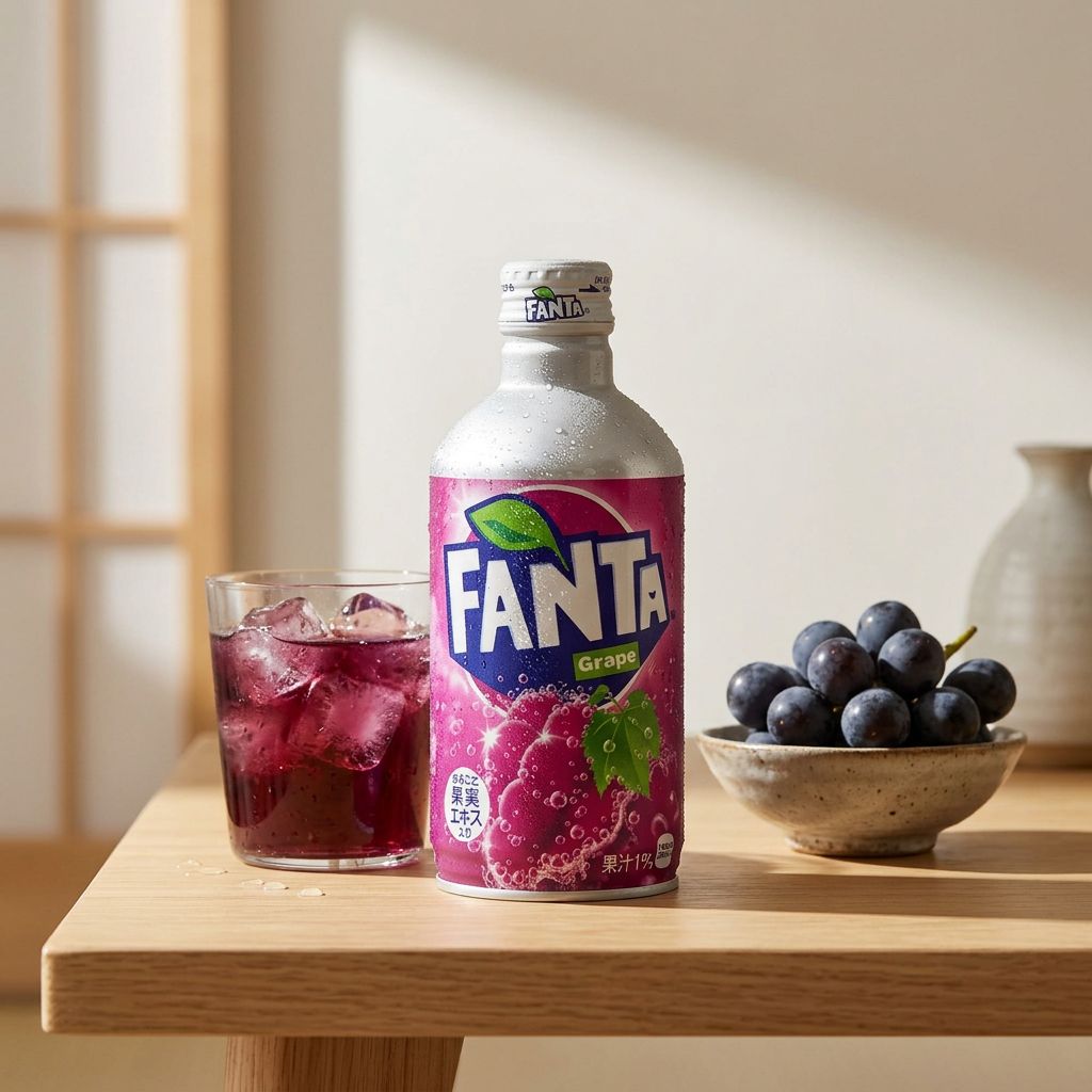 Fanta Bottle Japan Grape