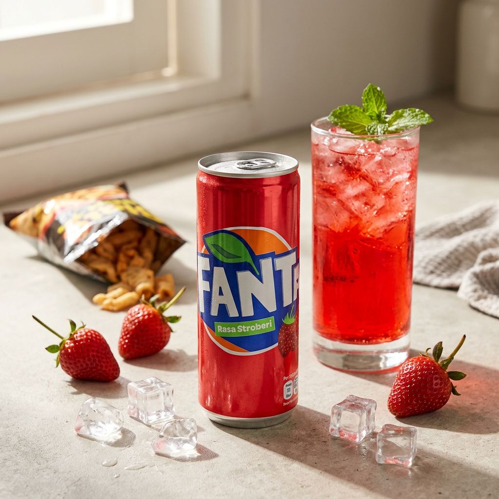 Fanta Indonesia Strawberry Small