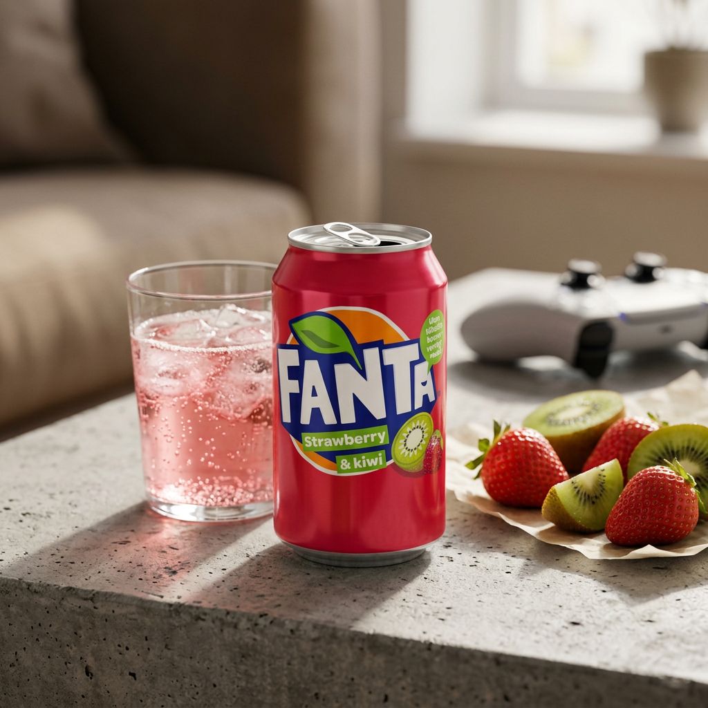 Fanta Strawberry Kiwi canette 355ml edition americaine saveur fraise kiwi importee des USA disponible sur My American Shop