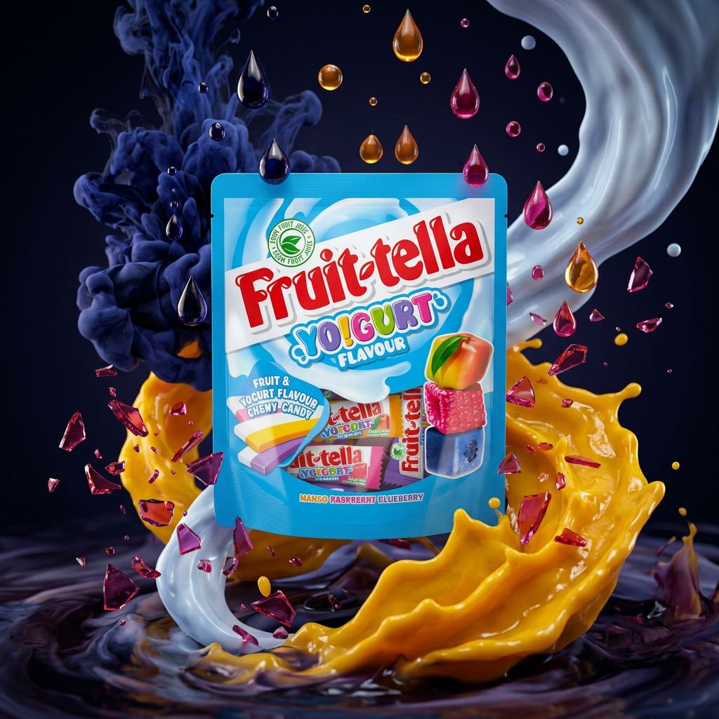 Fruit-Tella Yogurt Flavor Chewy Candy