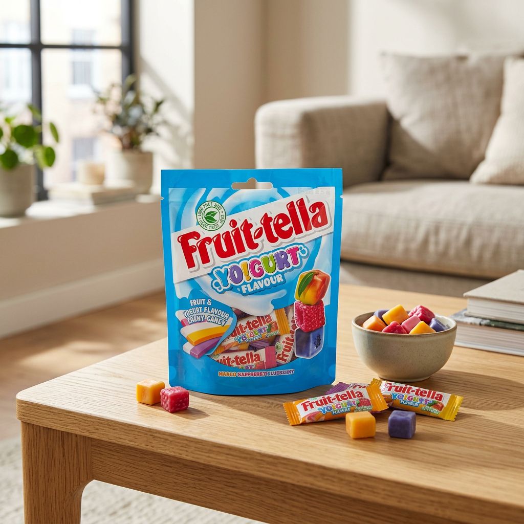 Fruit-Tella Yogurt Flavor Chewy Candy