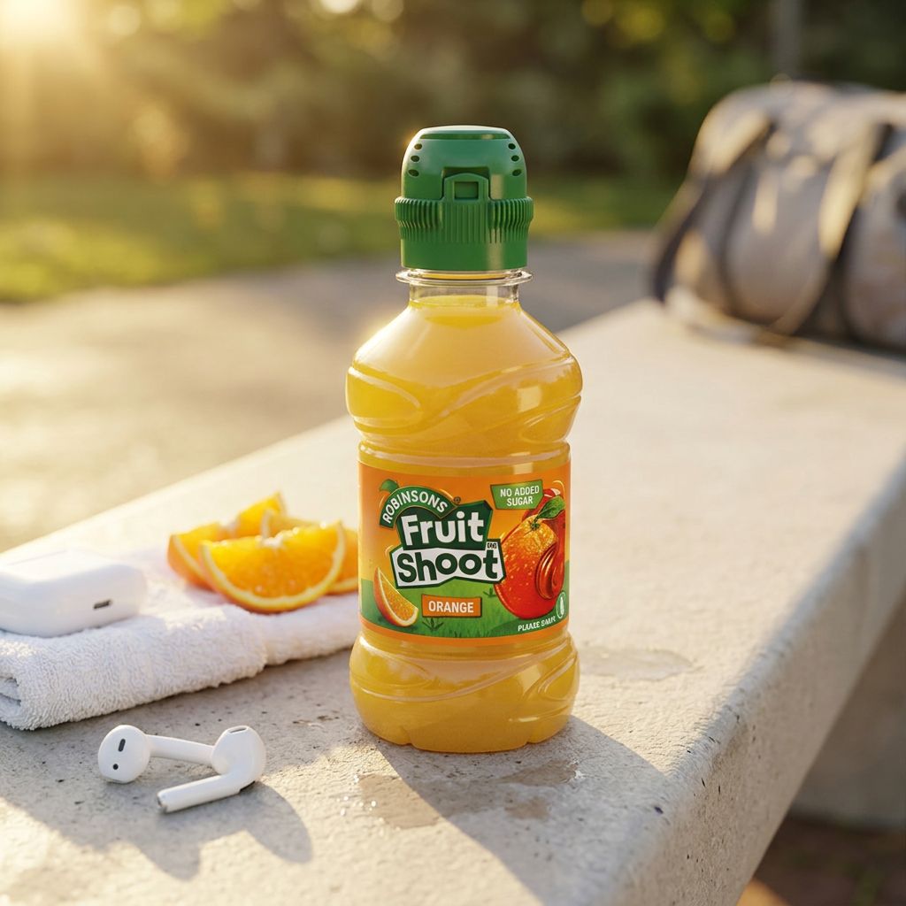 Fruit Shoot Orange Small, boisson fruitée légère sans sucres ajoutés, format compact, origine UK, disponible sur My American Shop