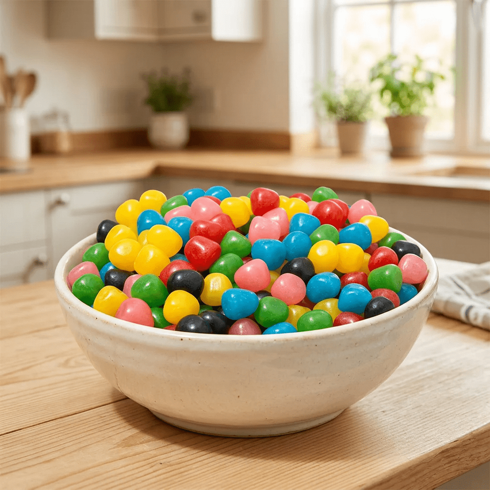 Bonbons Haribo Dragibus Soft Pick'n Mix présentés dans un bol | My American Shop