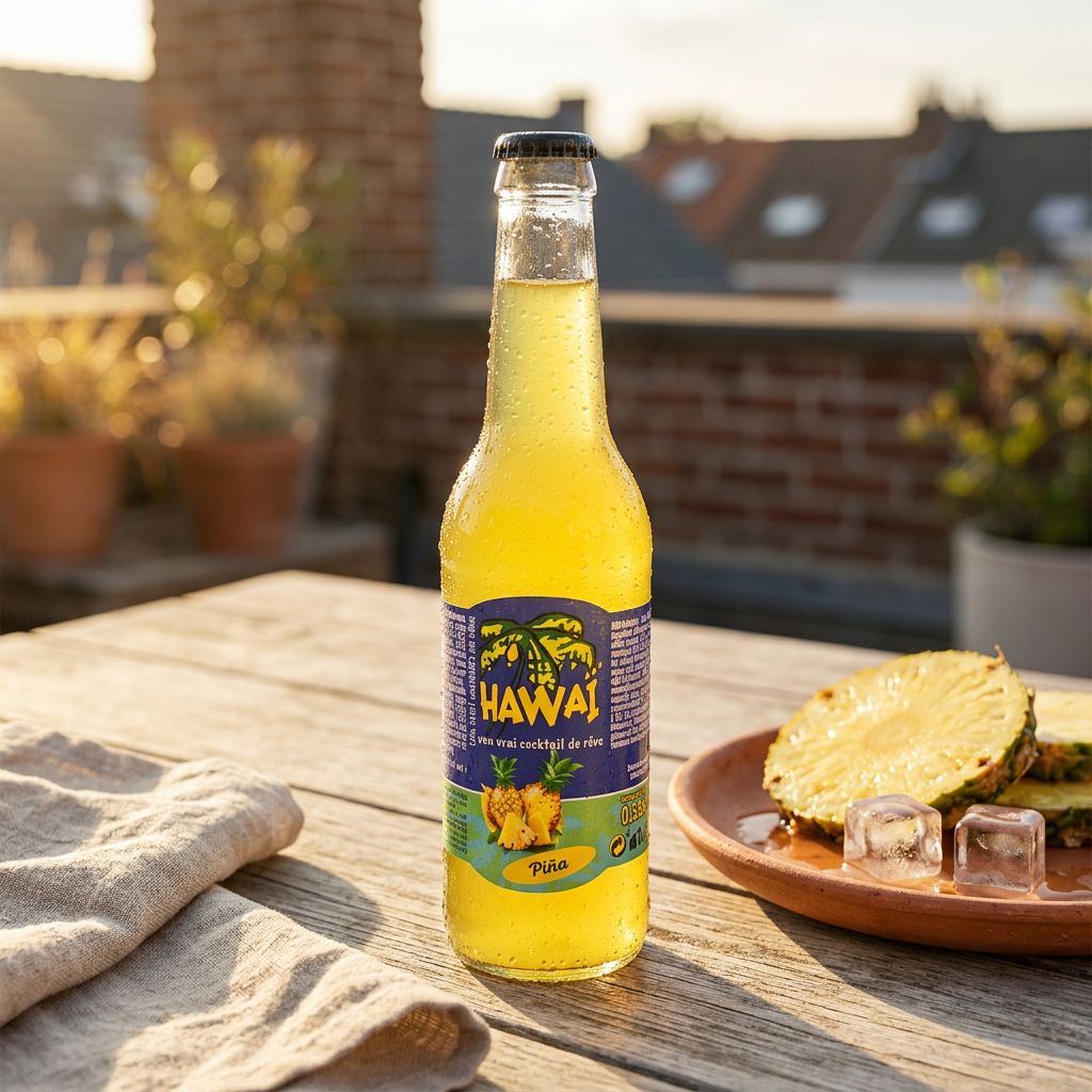 Soda américain Hawaii Glass Bottle Pineapple, saveur ananas en bouteille verre, importé des USA, disponible sur My American Shop