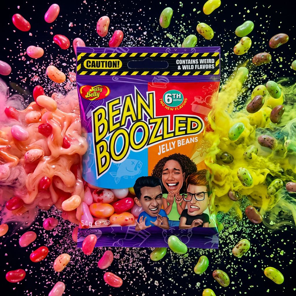 Jelly Belly Bean Boozled sachet bonbons défi saveurs surprises importé USA, disponible sur My American Shop
