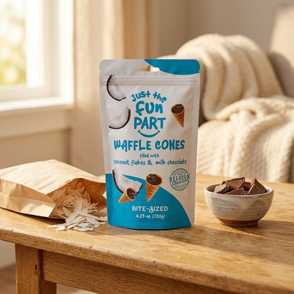 Just The Fun Part Coconut Flakes & Milk Chocolate