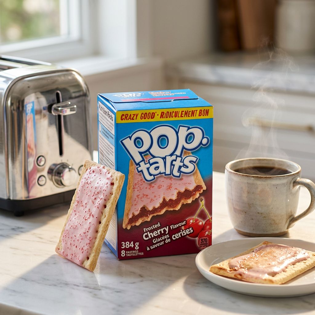Kellogg's Pop Tarts Frosted Cherry, saveur cerise glaçée, importées des États-Unis, disponible sur My American Shop