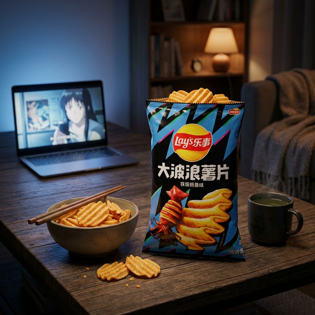 Lay's Deep Ridged Squid