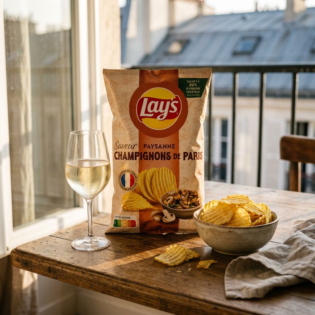 Lay's Paysanne Mushrooms from Paris