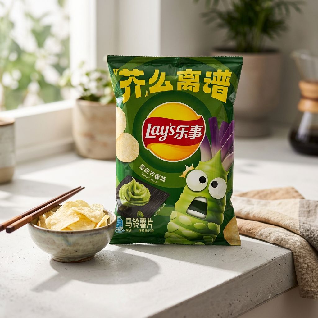 Lay's Potato Chips Mustard Flavor