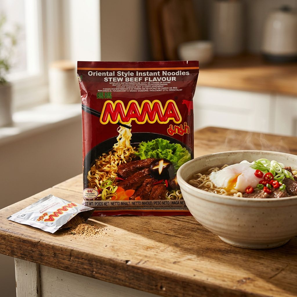 Mama Instant Noodles Stew Beef