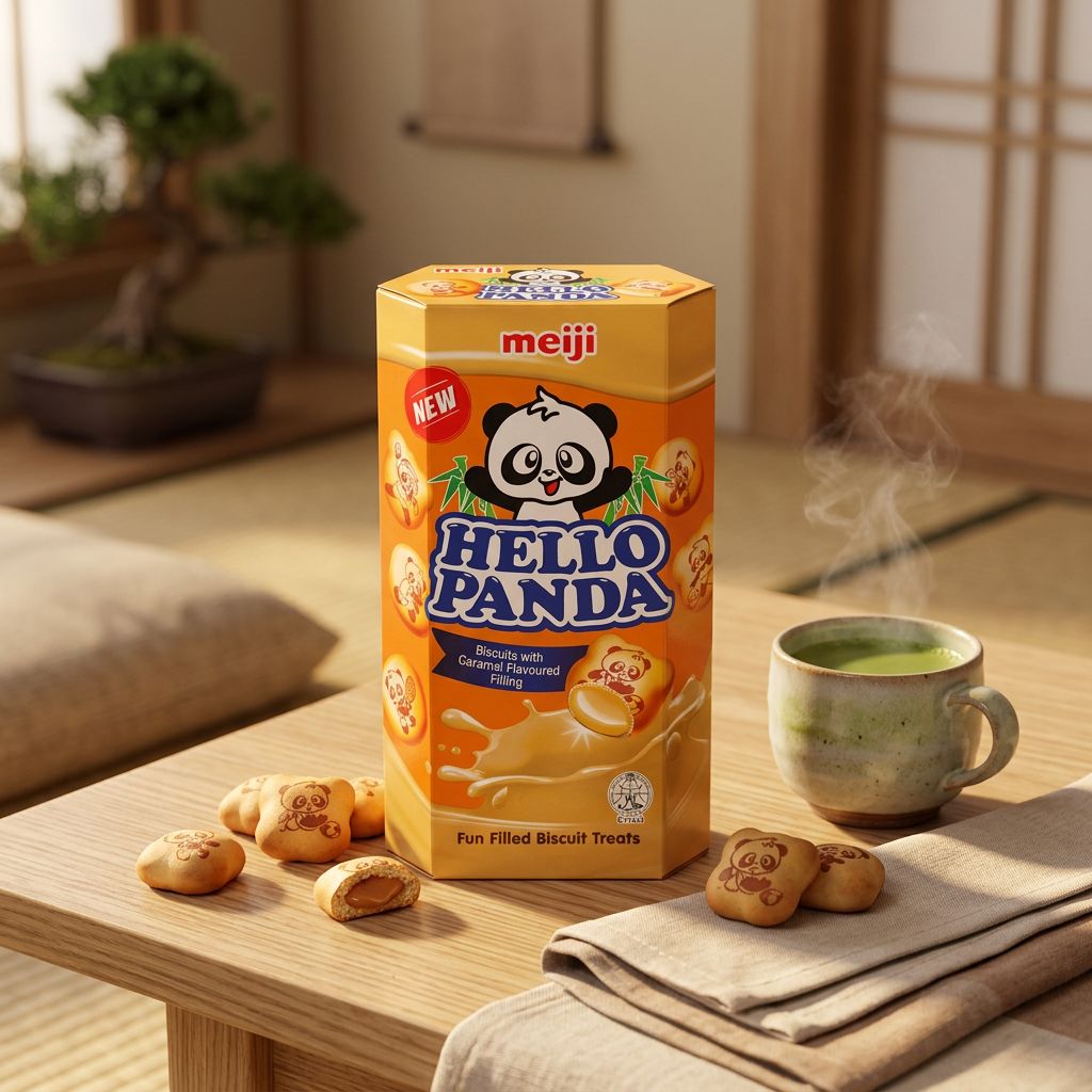 Meiji Hello Panda Caramel