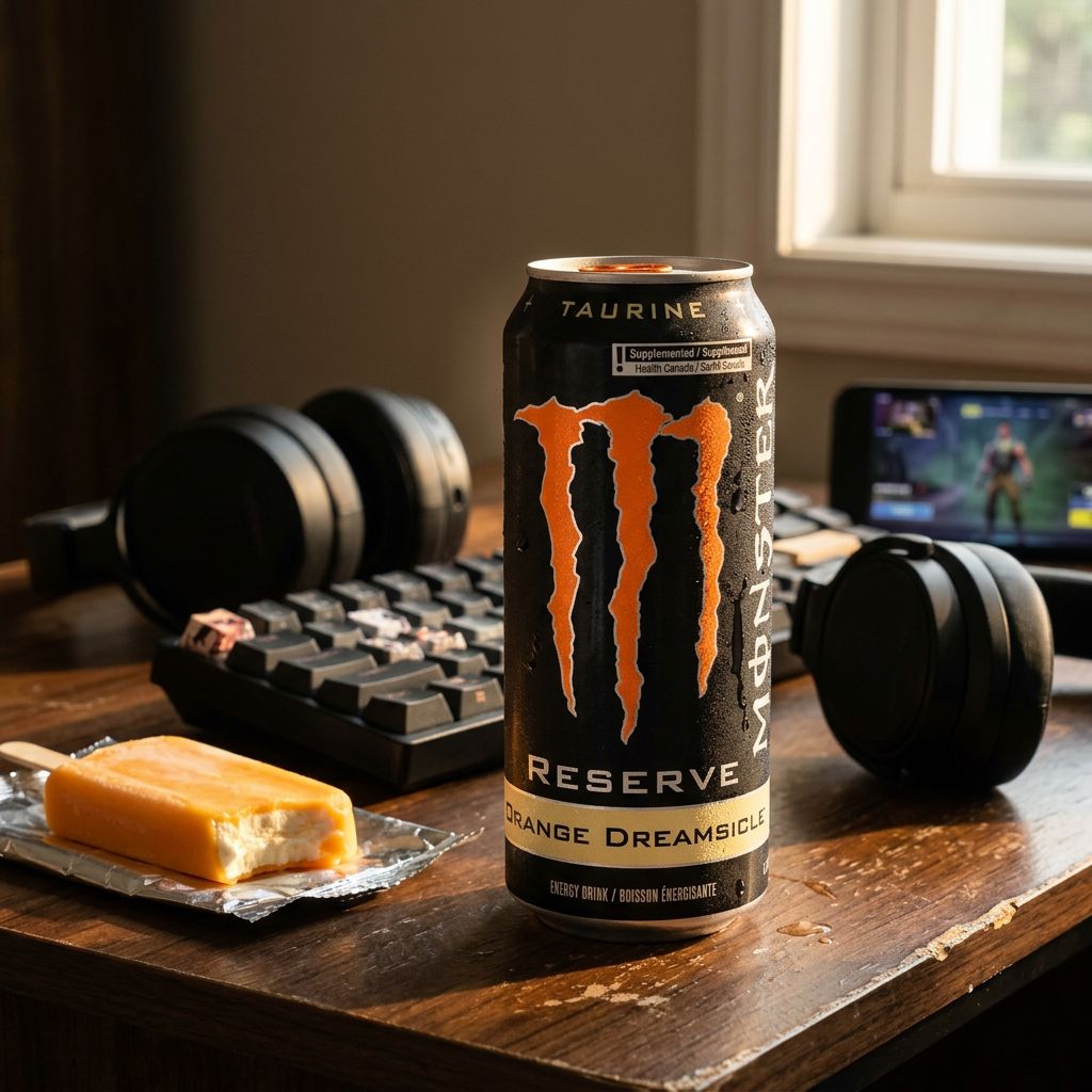 Monster Energy Dreamsicle Orange