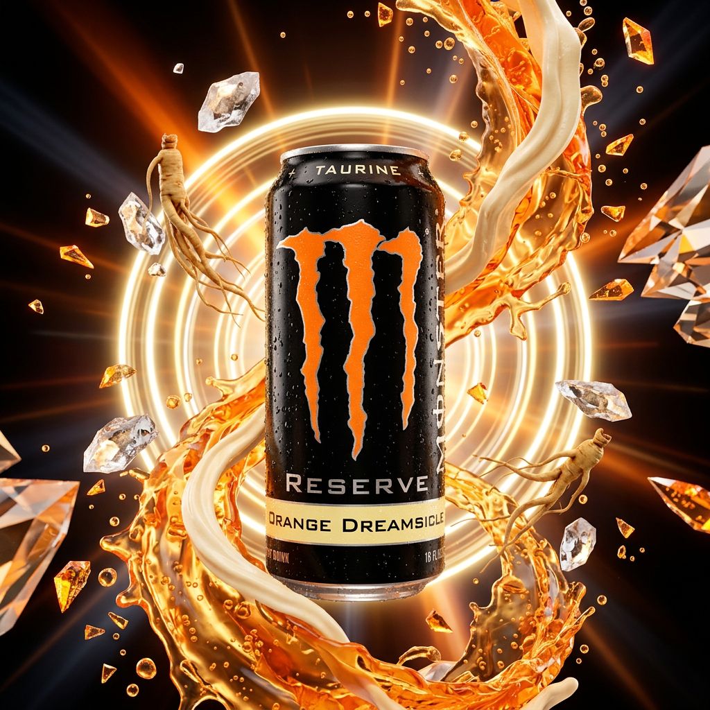 Monster Energy Reserve Dreamsicle Orange