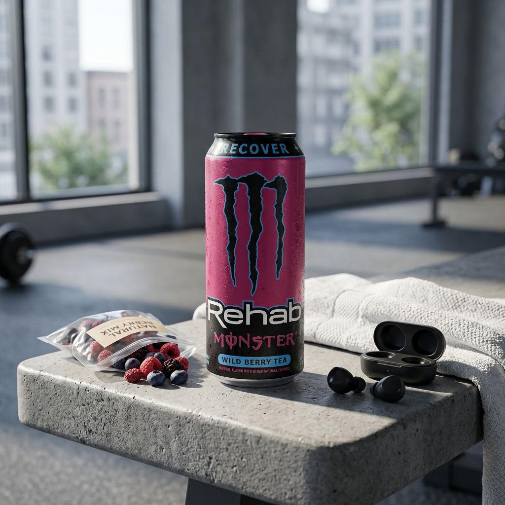 Monster Rehab Wild Berry