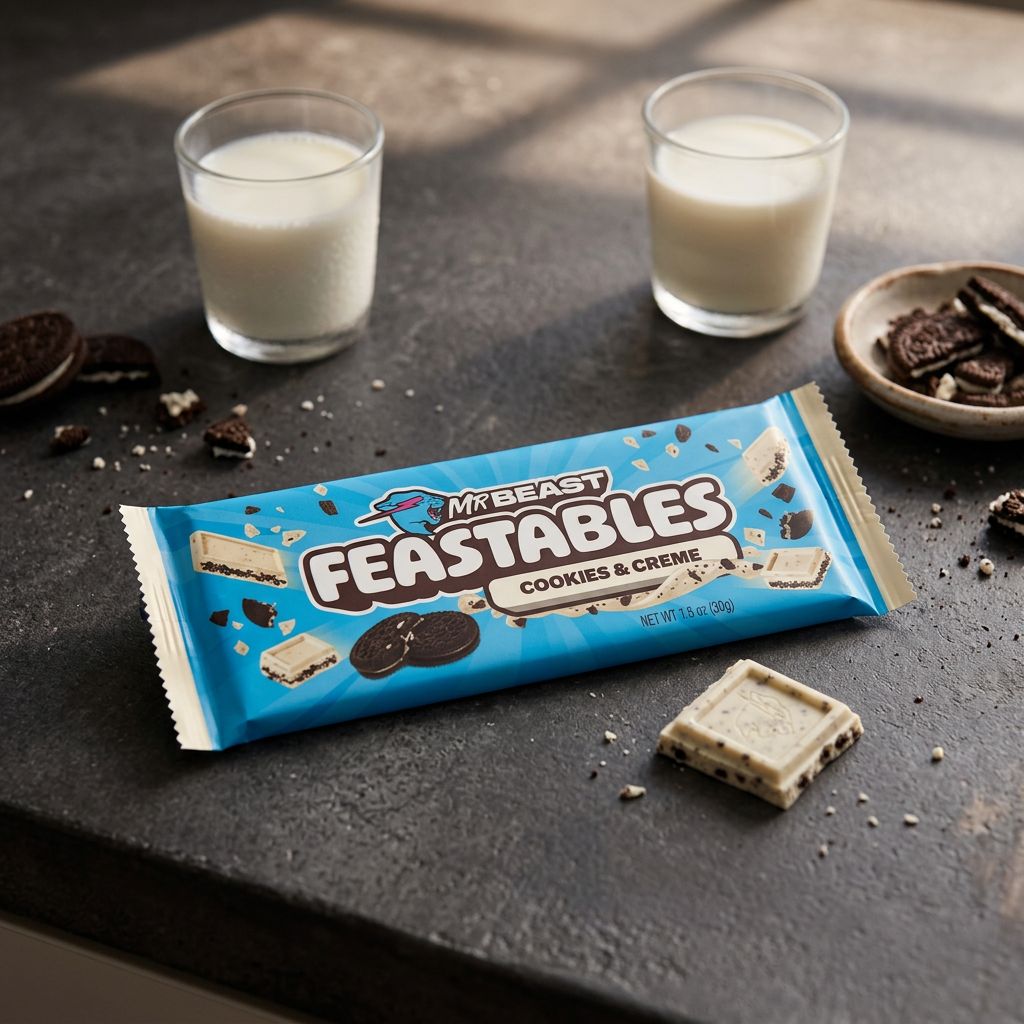 Mr Beast Feastables Cookies & Cream