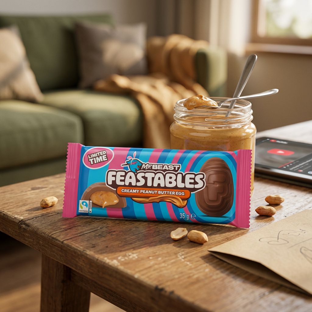 Mr Beast Feastables Creamy Peanut Butter Egg