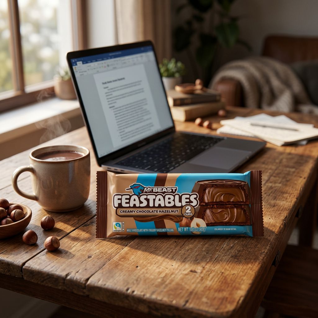 Mr Beast Feastables Cups Creamy Chocolate Hazelnut