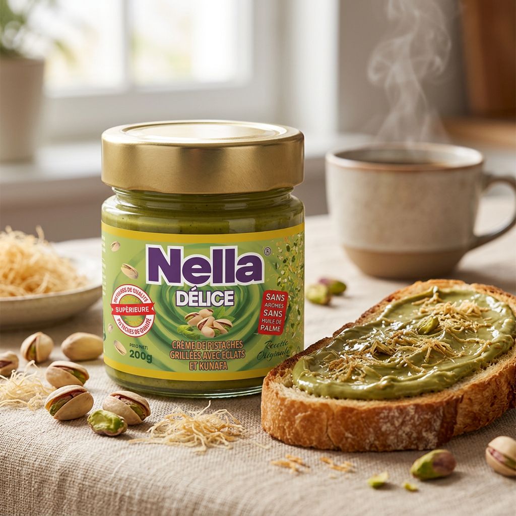 Nella Délice Roasted Pistachio Spread With Kadaif