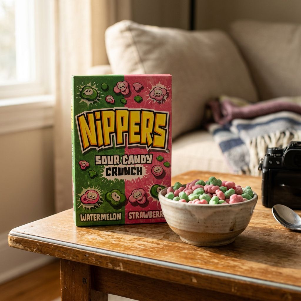 Nippers Sour Candy Crunch Watermelon Strawberry