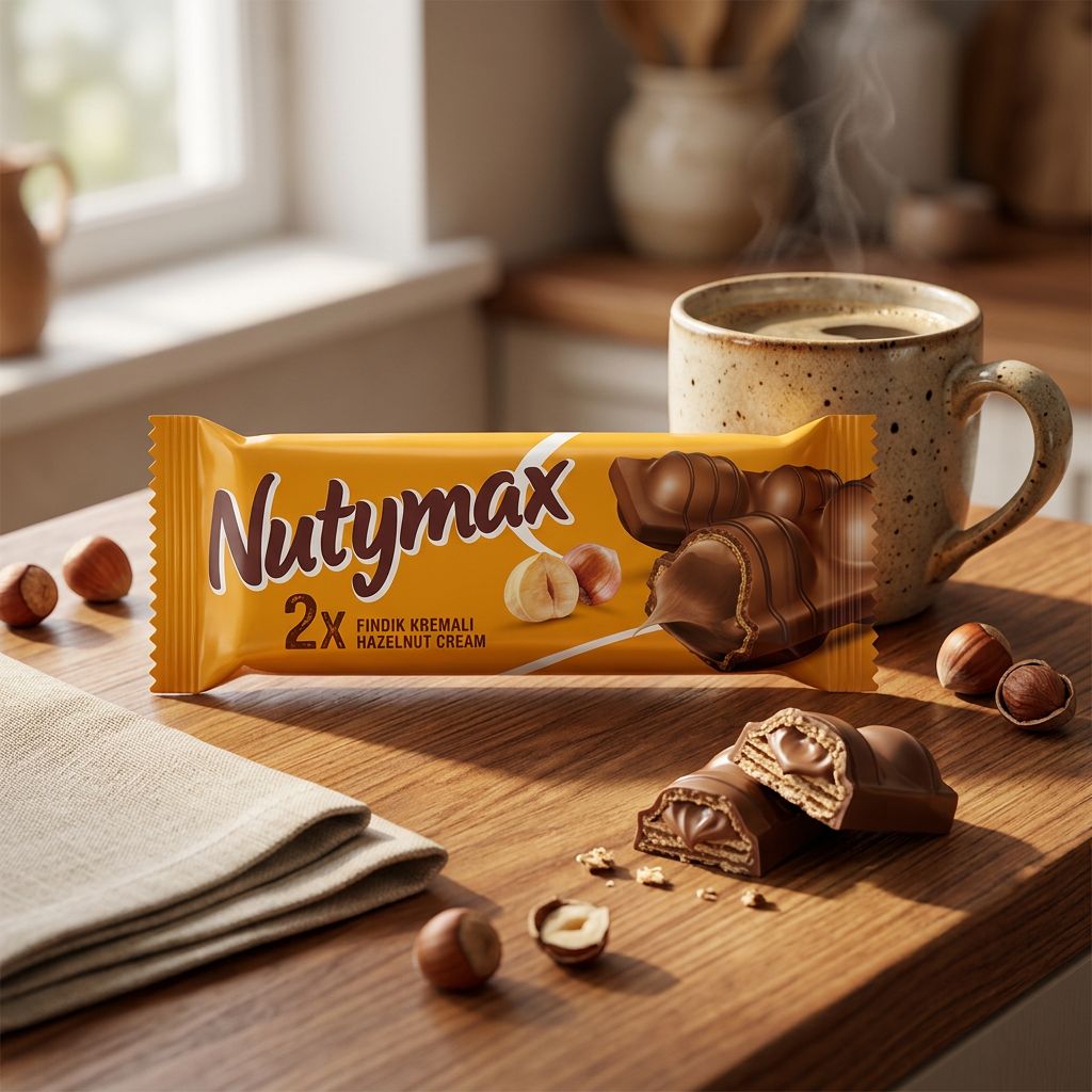 Nutymax Hazelnut Cream Chocolate Wafer