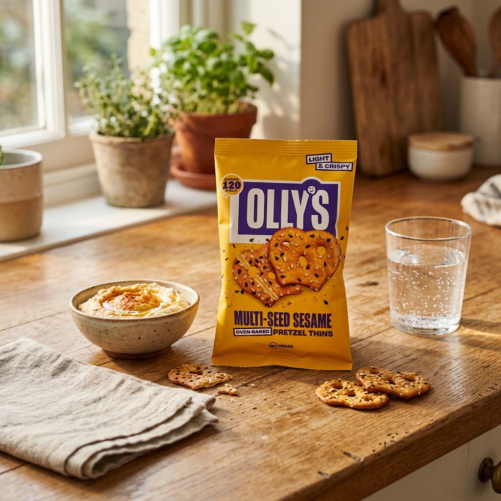 Olly's Pretzel Thins Multi Seed & Sesam Small