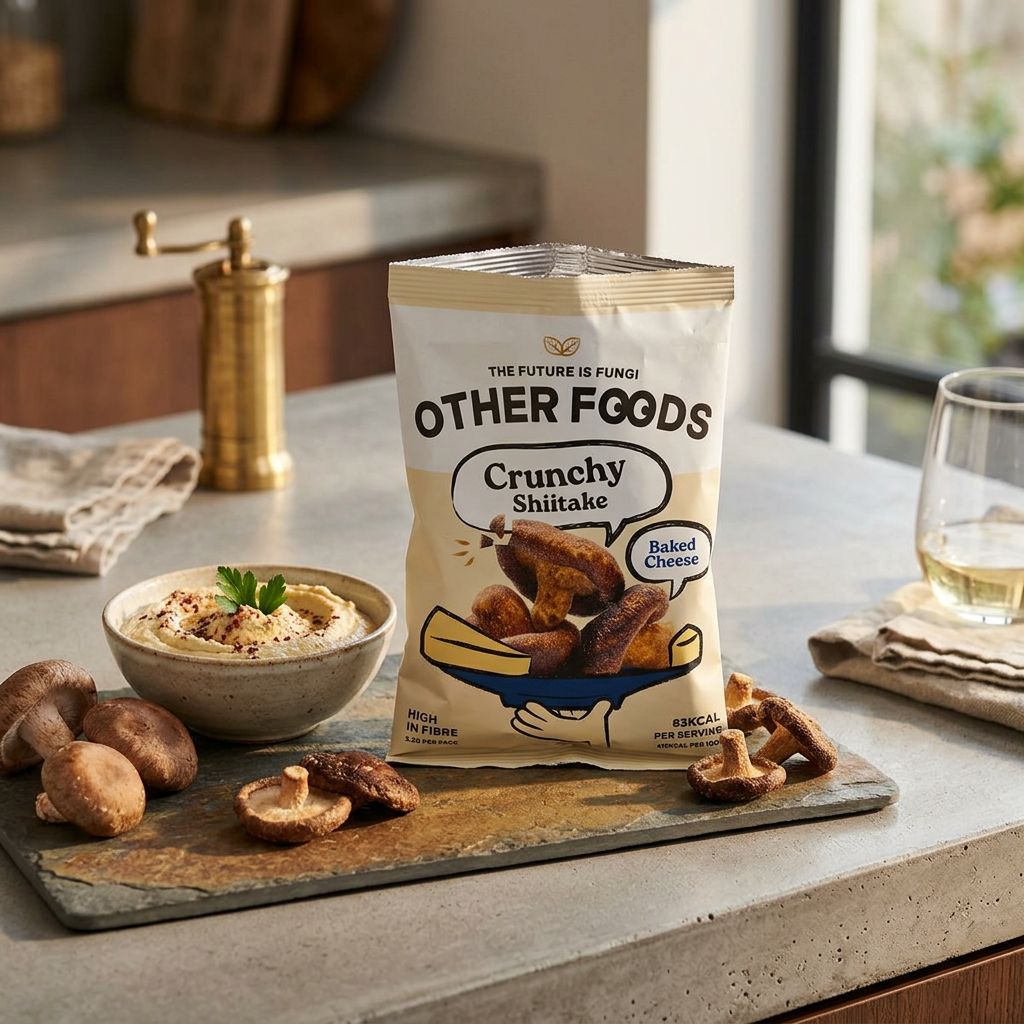 Other foods Crunchy Shiitake Baked Cheese