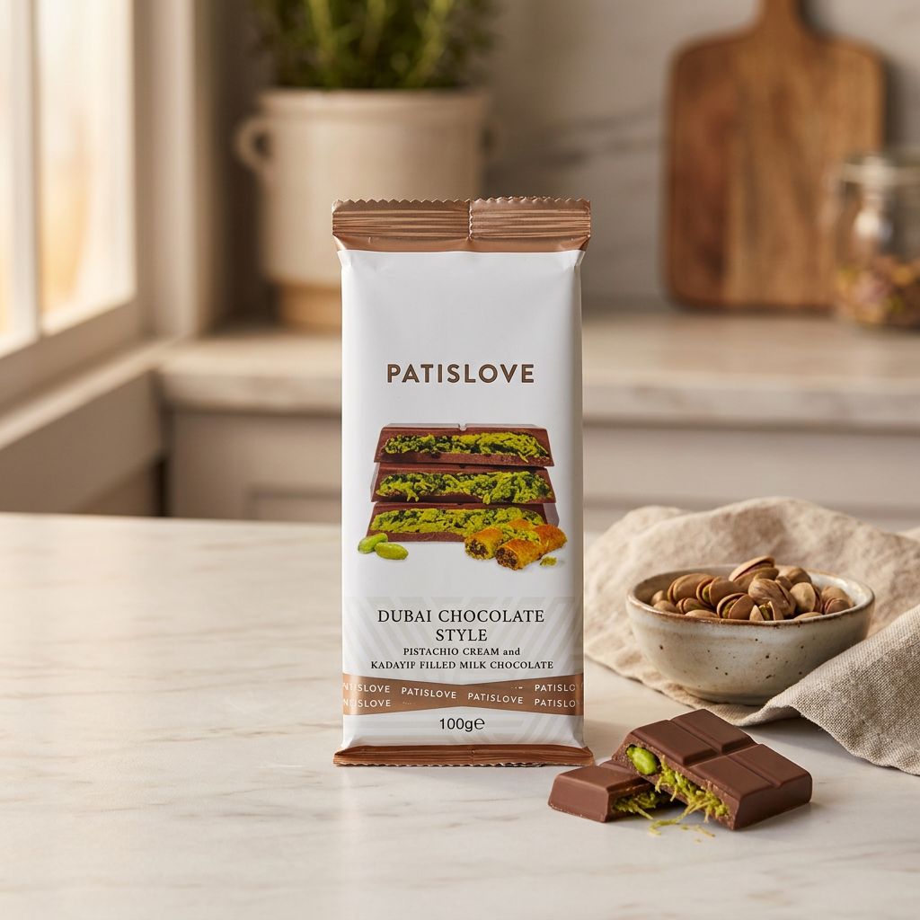 Patislove Dubai Milk Chocolate Pistachio & Kadayif